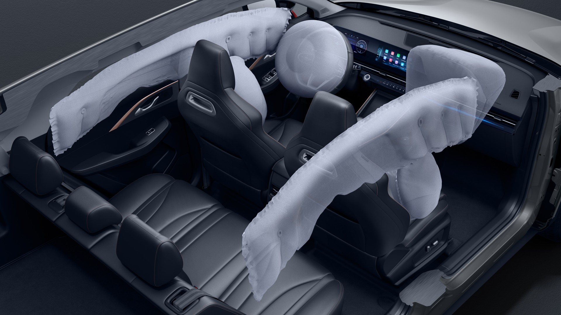 OMODA C5 sistema de airbags